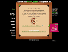 Tablet Screenshot of carrom-greenqueen.de